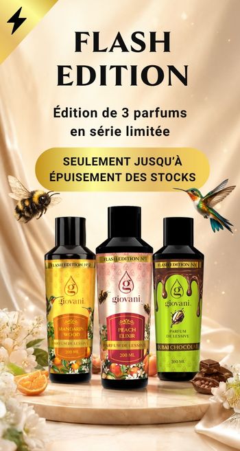Édition limitée d’huiles de lessive FLASH EDITION