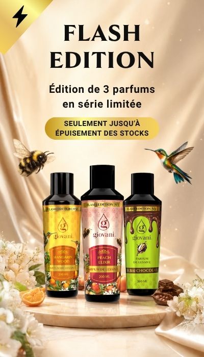 Édition limitée d’huiles de lessive FLASH EDITION