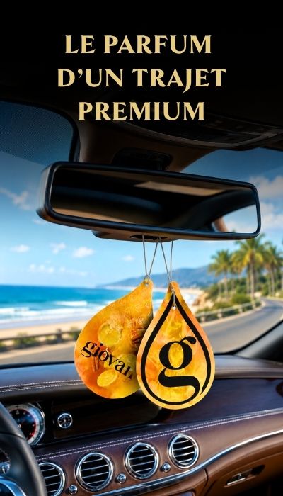 Suspension parfumée voiture Giovani au parfum premium
