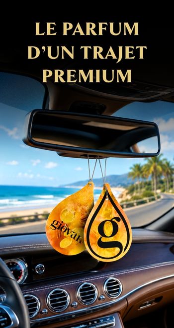 Suspension parfumée voiture Giovani au parfum premium