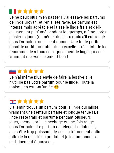 Avis client Giovani 1