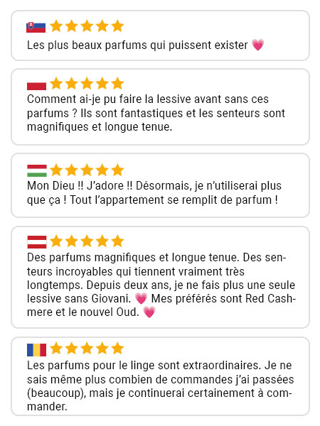 Avis client Giovani 3