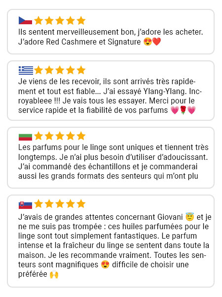 Avis client Giovani 6