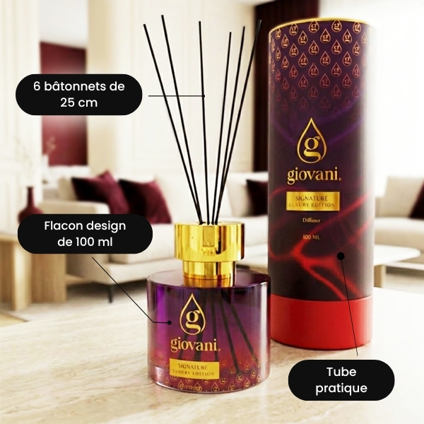Diffuseur parfum maison luxe SIGNATURE