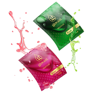 Échantillons de gels de lavage