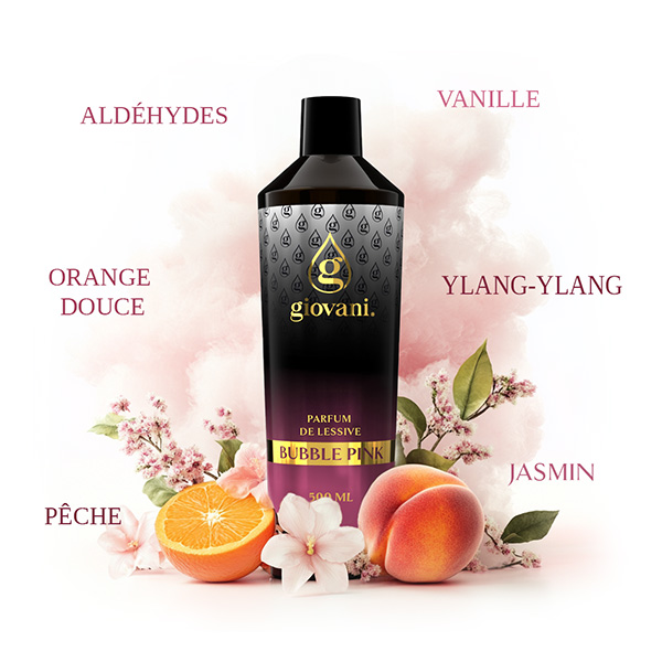 Ingrédients du parfum de lessive BUBBLE PINK