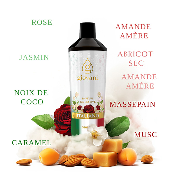 Ingrédients du parfum de lessive ITALIANO