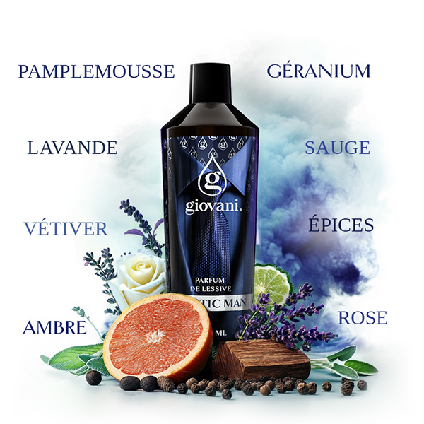 Ingrédients du parfum de lessive MYSTIC MAN