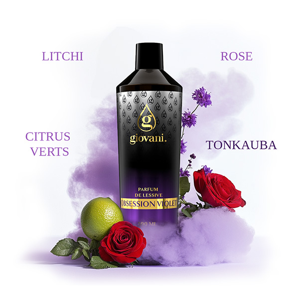 Ingrédients du parfum de lessive OBSESSION VIOLET