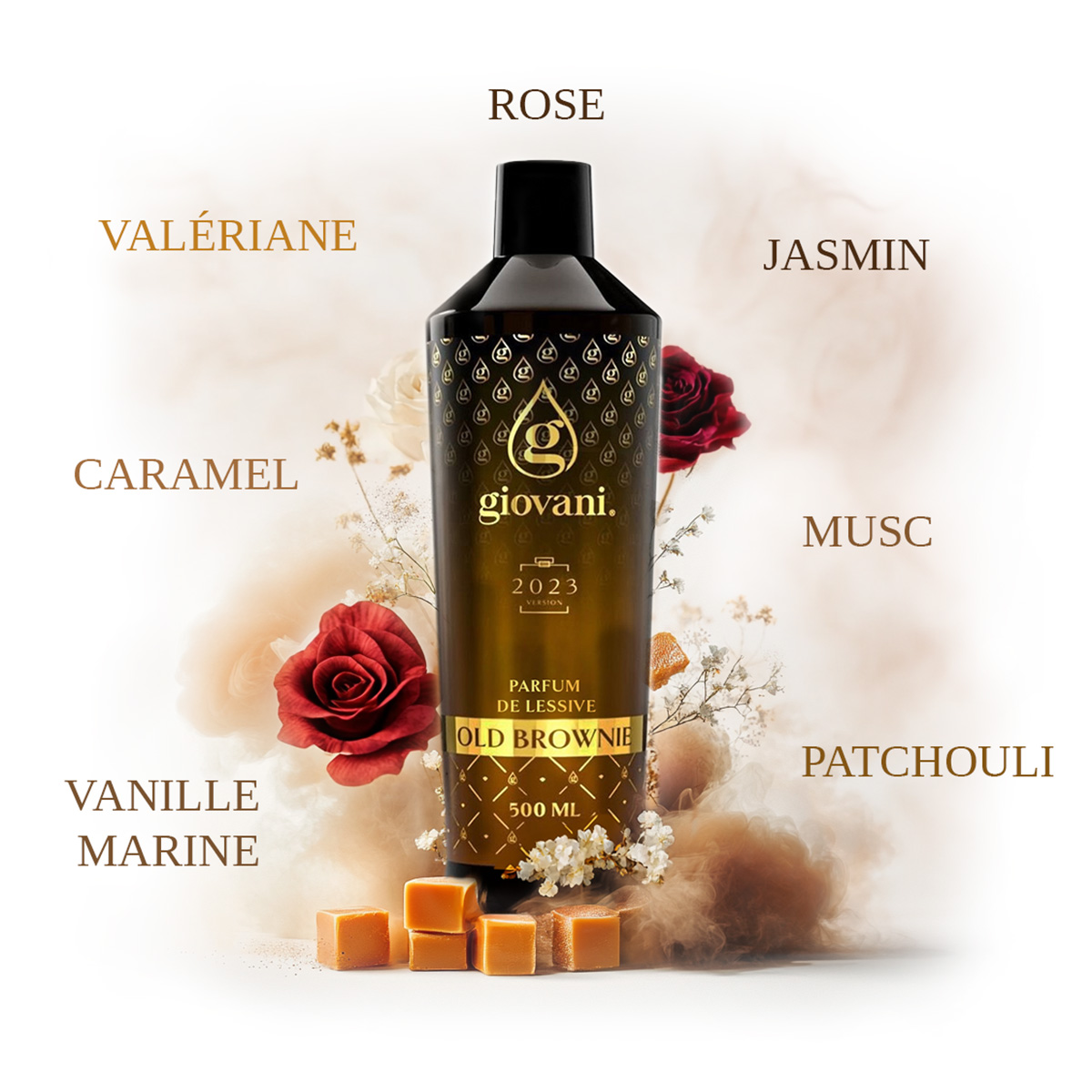 Ingrédients du parfum de lessive OLD BROWNIE