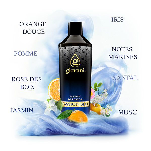 Ingrédients du parfum de lessive PASSION BLUE