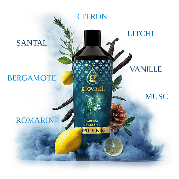 Ingrédients du parfum de lessive SPICY KISS