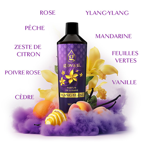 Ingrédients du parfum de lessive YLANG-YLANG