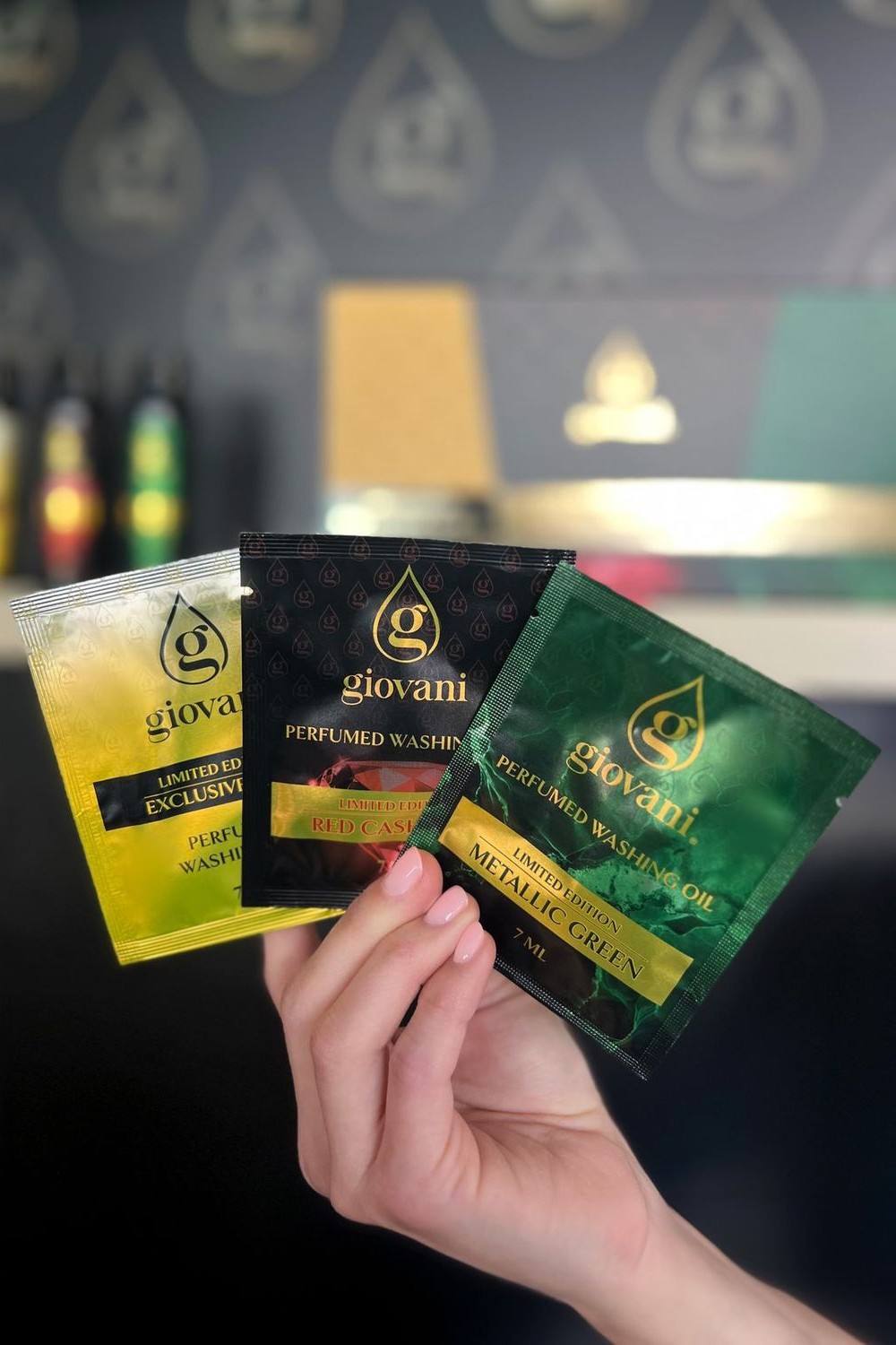 Coffret d’échantillons de parfums pour le linge