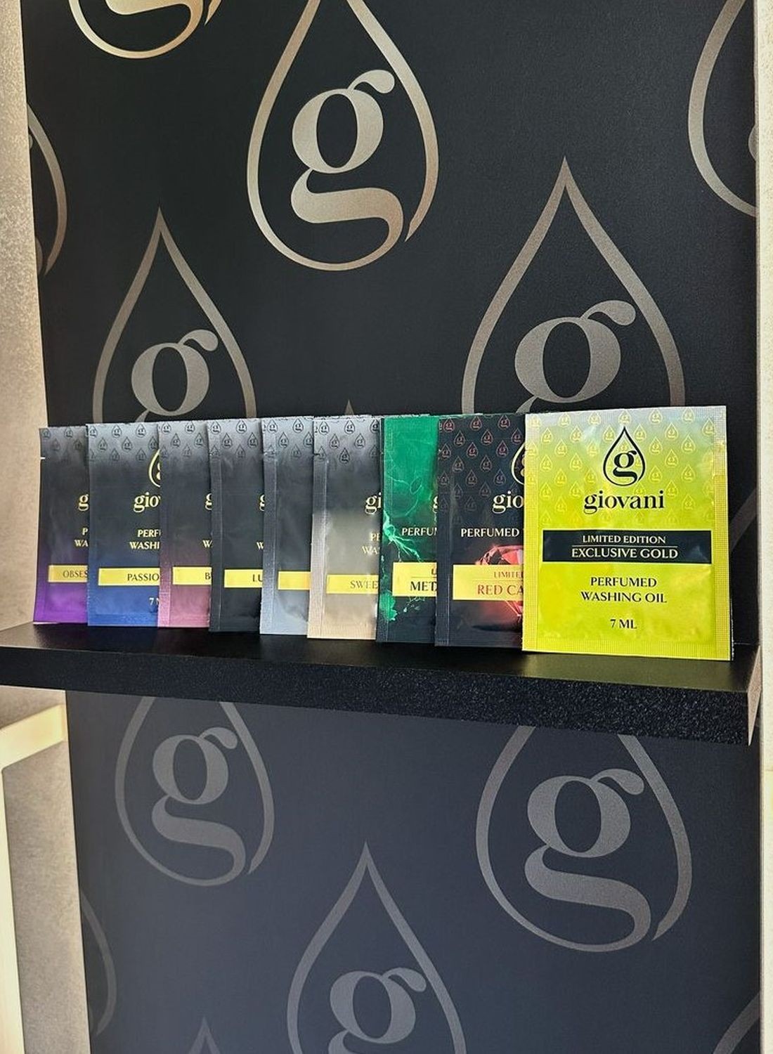 Échantillons de parfums pour le linge par Giovani