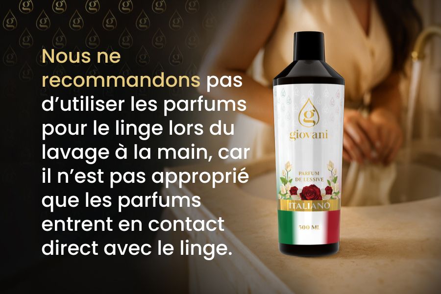 Le lavage à la main n’est pas recommandé