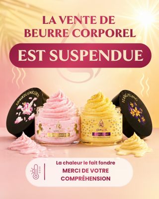 🎉 Chers clients, en raison des fortes températures estivales, nous avons décidé de suspendre temporairement la vente de...