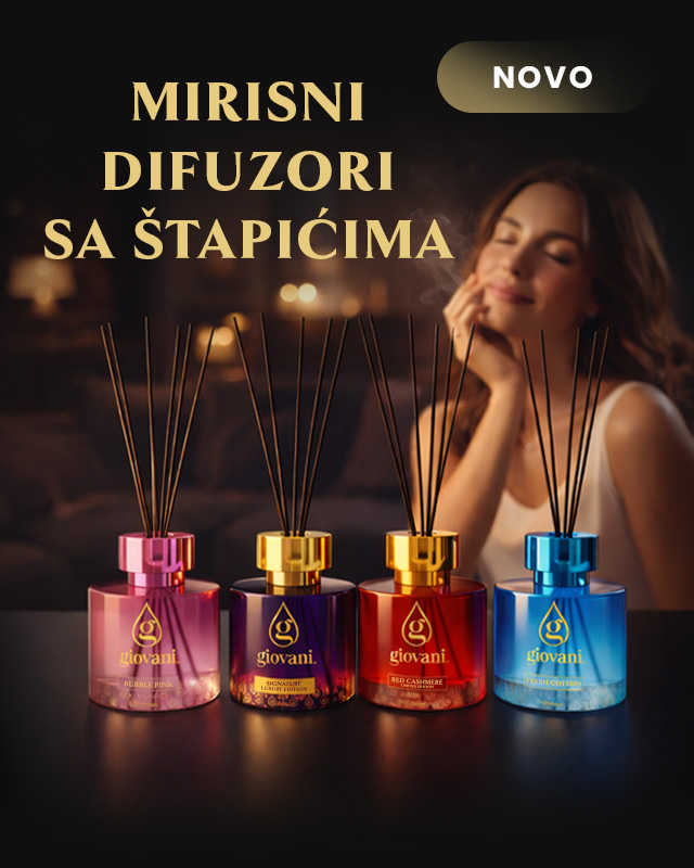 Mirisni difuzori sa štapićima Giovani