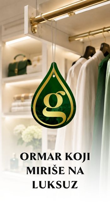 Mirisna vješalica za ormar s luksuznim mirisom