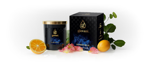 Mirisna svijeća Passion Blue Giovani