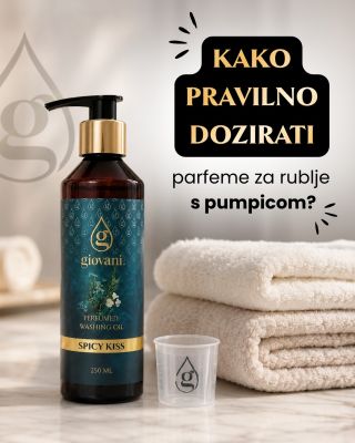 🧴 Mali detalj koji će vam olakšati doziranje. 🌸 Znate li kako pravilno koristiti našu pumpicu za parfem za rublje?...