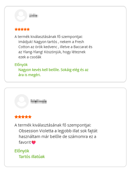 Giovani vásárlói értékelés 3