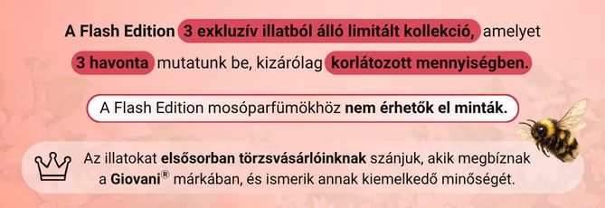 Giovani luxus mosóparfüm PEACH ELIXIR