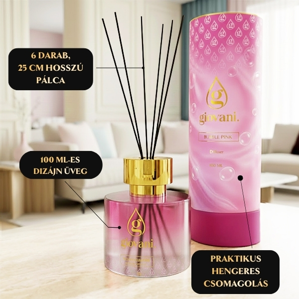 Pálcás difúzor BUBBLE PINK