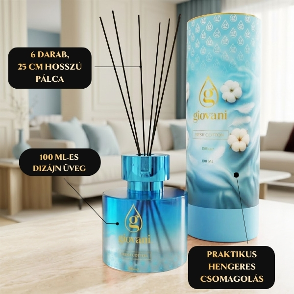 Pálcás difúzor FRESH COTTON
