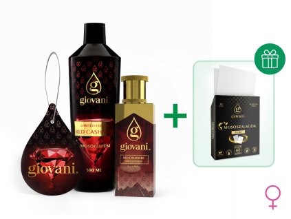 Giovani® RED CASHMERE ajándékcsomag