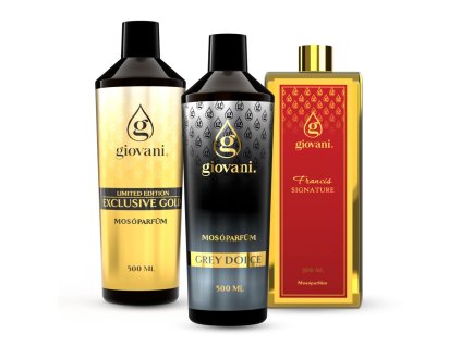 Giovani mosodai parfümök PARFUMERIE előnyös csomag 500 ml