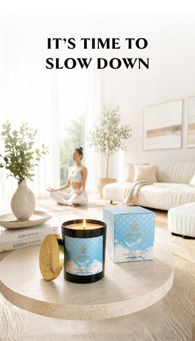 Giovani scented candle for relaxation and home comfort