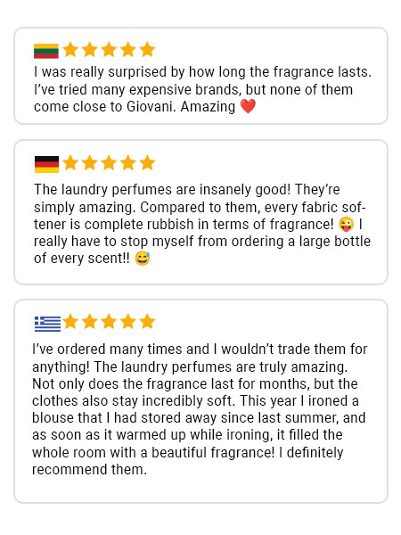 Giovani customer review 7