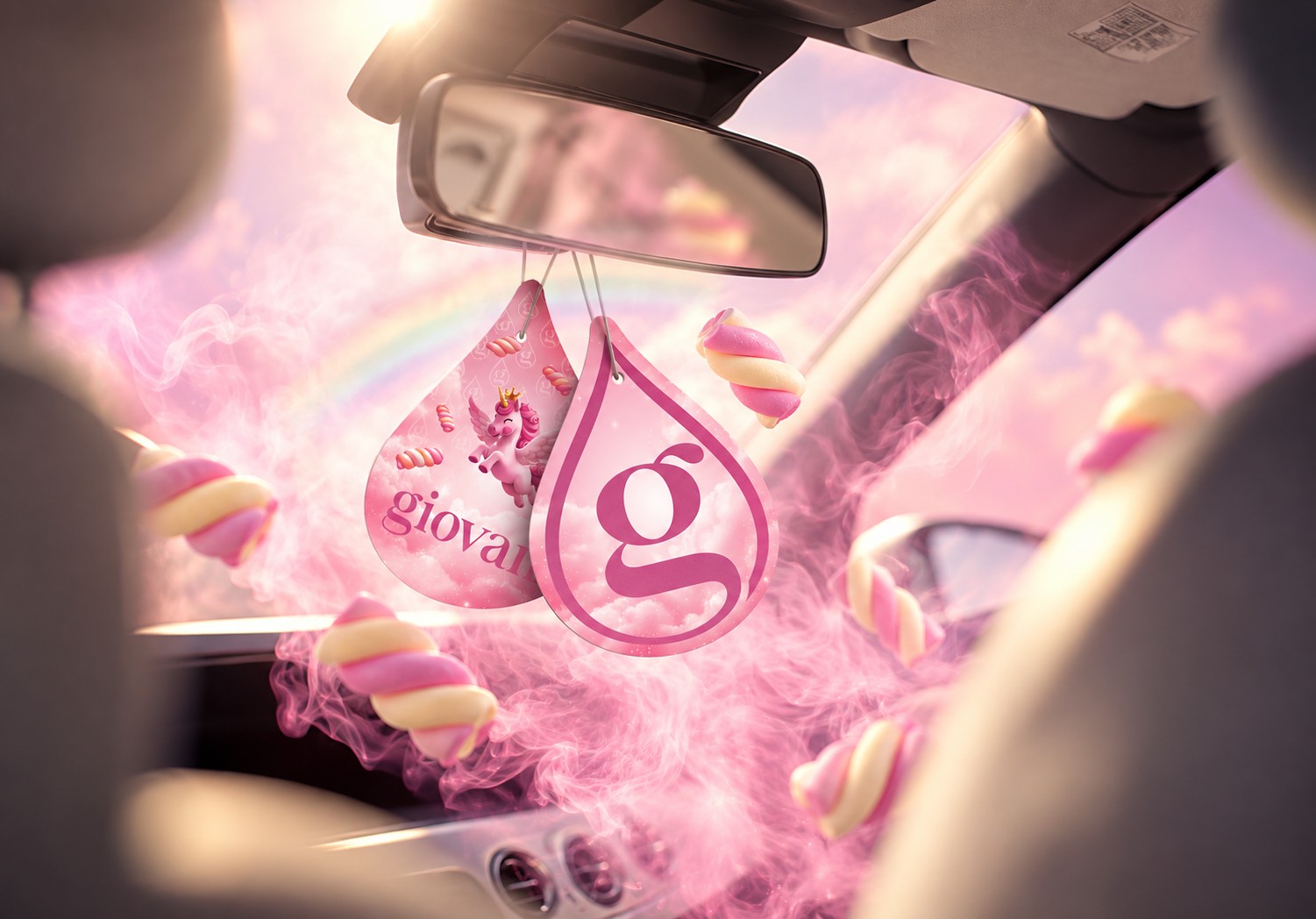 SPARKLE UNICORN Luxury scented fragrance tag