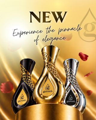 🔝 The most luxurious NEW arrivals in the history of Giovani® are here! 💎 Highly concentrated Perfume (20–25%) in a bottle...
