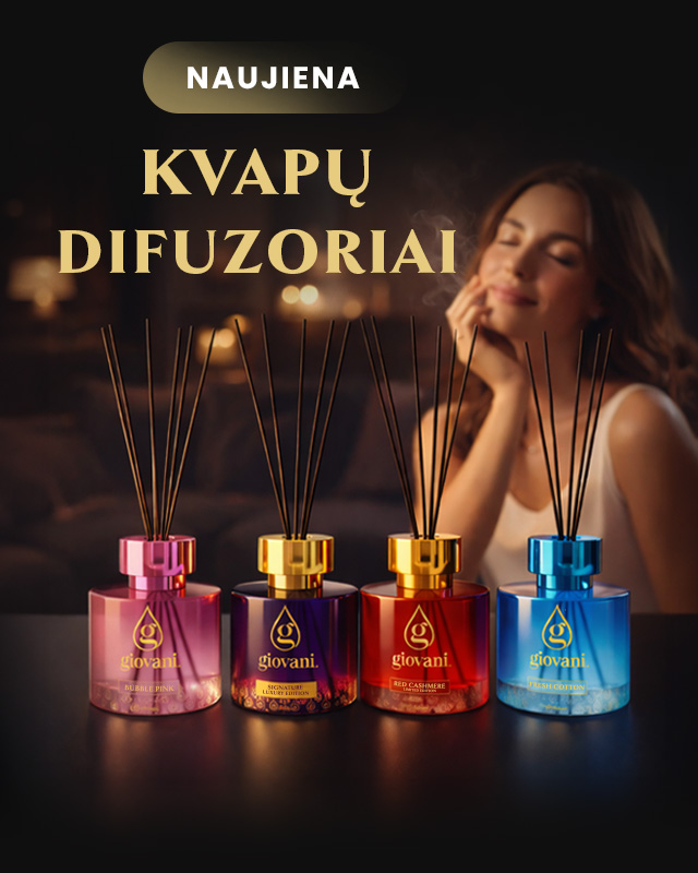 Kvapų difuzoriai Giovani