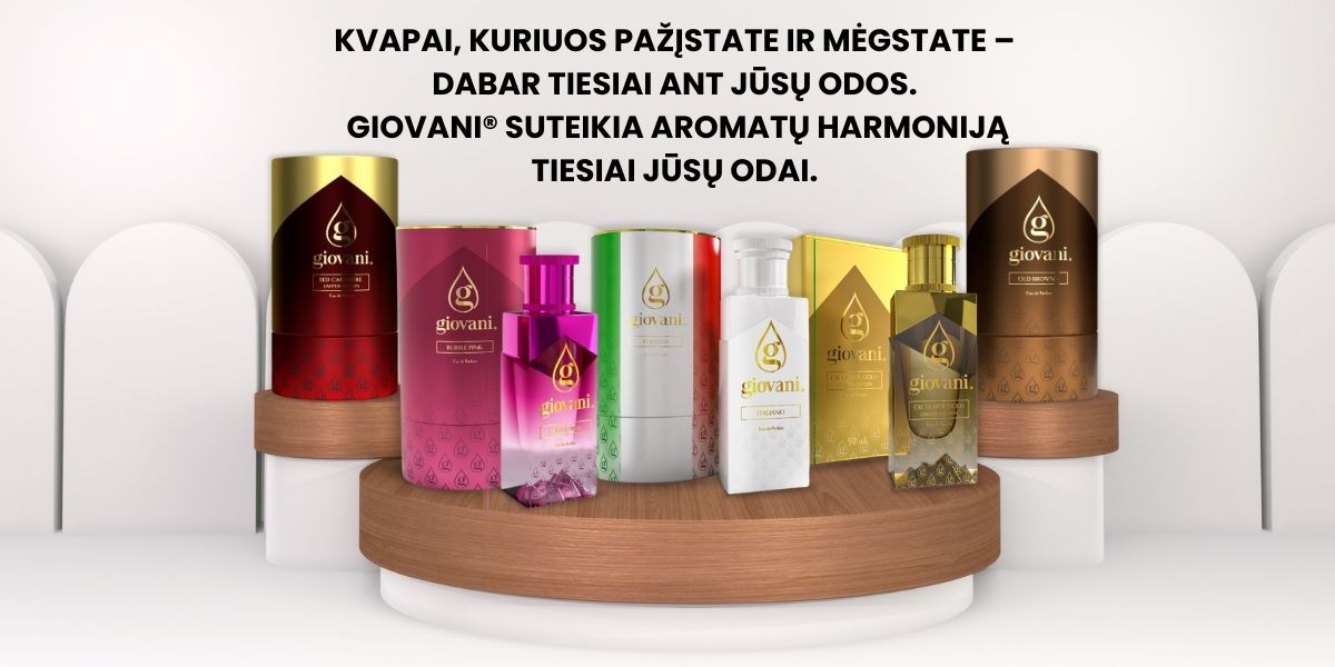 Kvapų harmonija ant odos