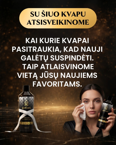 Skalbimo kvepalai LUXURY BLACK Giovani
