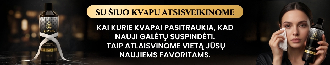 Skalbimo kvepalai LUXURY BLACK