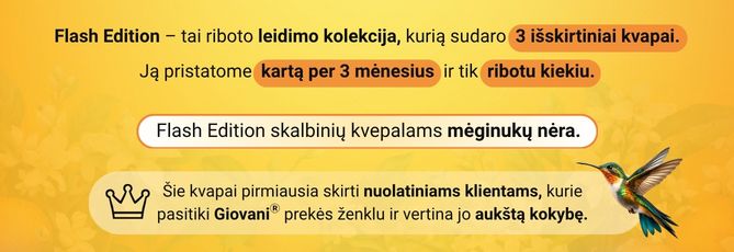 Giovani Prabangus skalbinių kvapas MANDARIN WOOD