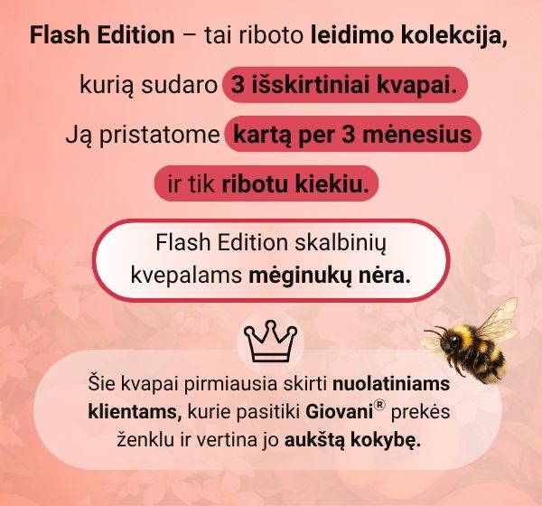 Prabangus skalbinių kvapas PEACH ELIXIR