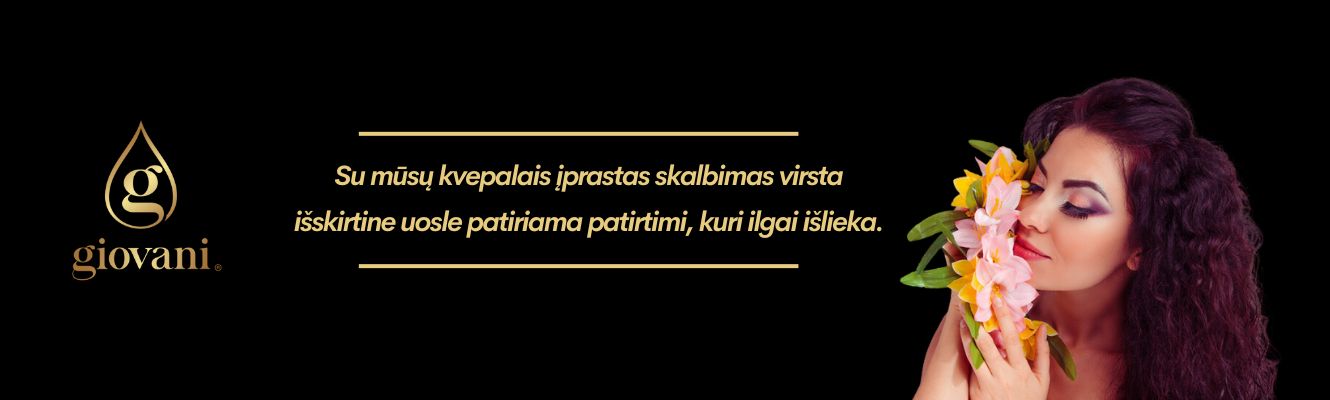 Aukštos kokybės ir prabangus skalbimo aliejus Giovani