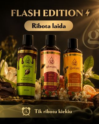 🎉 NAUJIENA, kokios dar nebuvo – FLASH EDITION! ⚡ 3 visiškai nauji skalbimo kvepalai 200 ml buteliukuose, prieinami tik...
