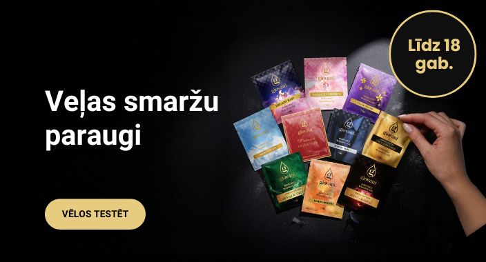 Veļas smaržu paraugi