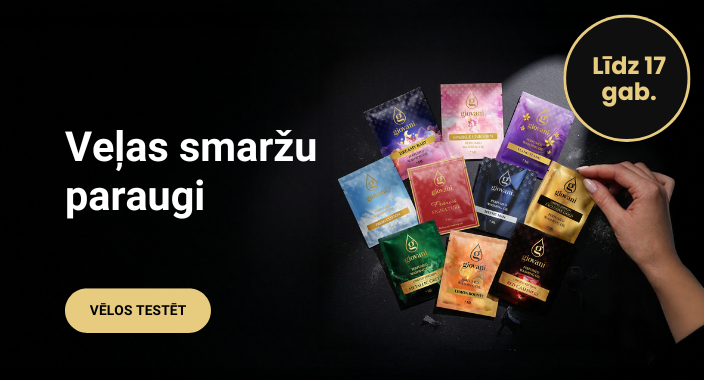 Veļas smaržu paraugi