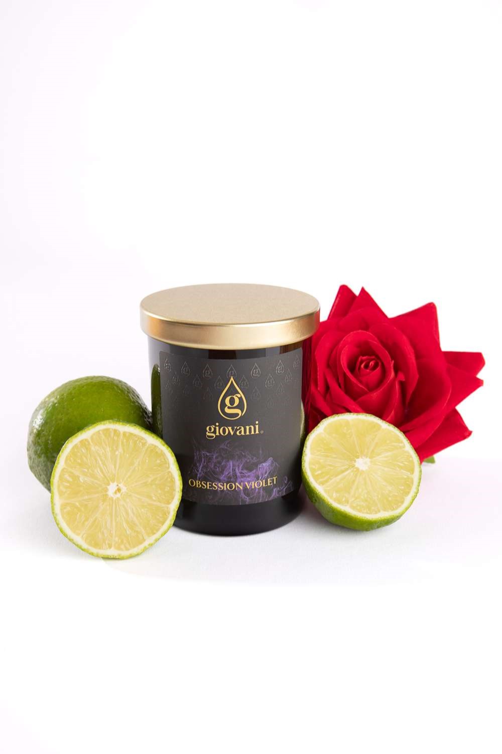 Vegānu aromātiskā svece OBSESSION VIOLET