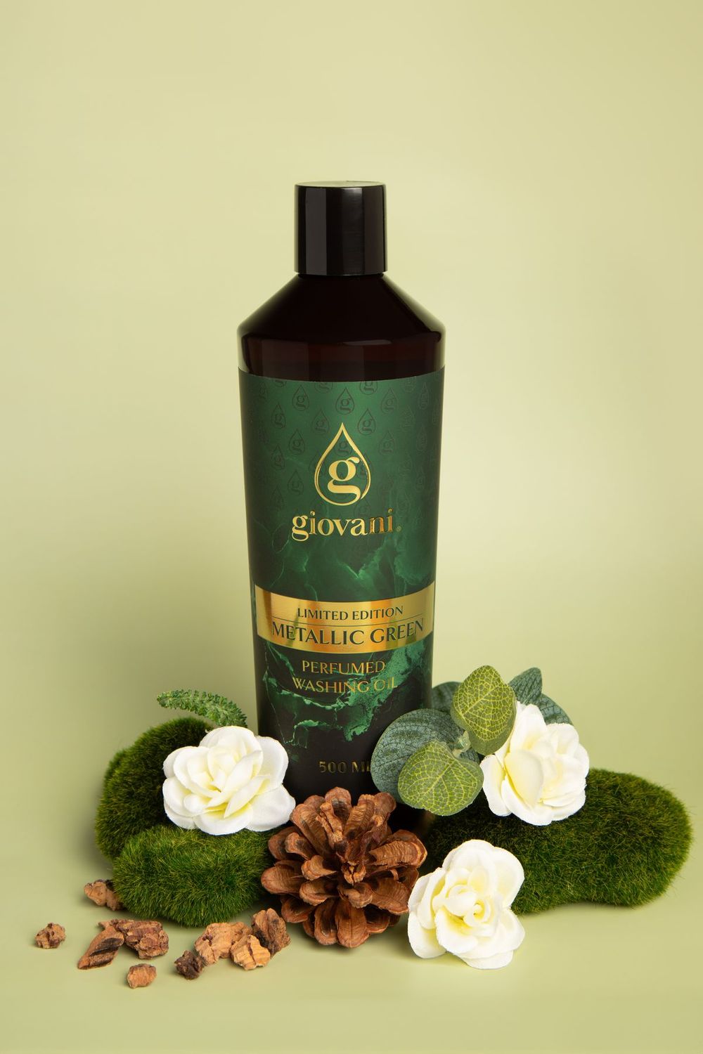 Veļas eļļa Giovani METALLIC GREEN