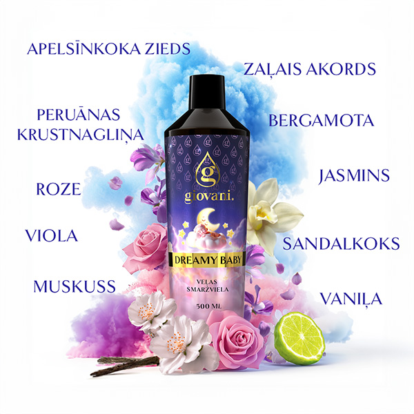 Sastāvs aromāts DREAMY BABY