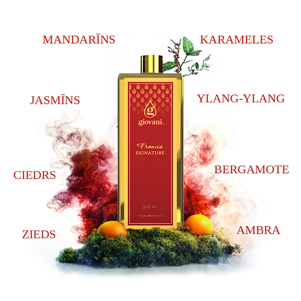 Sastāvs aromāts FRANCIS SIGNATURE
