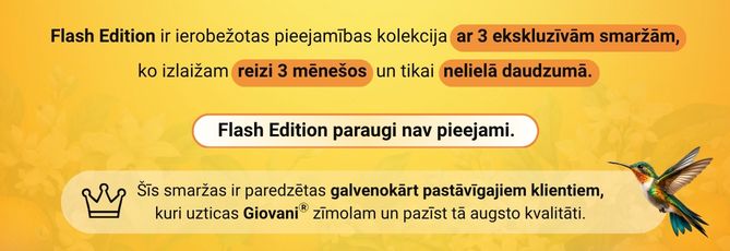 Giovani Luksusa veļas smaržas MANDARIN WOOD